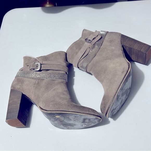 Nine West western style Booties size 11 gray - Picture 5 of 10